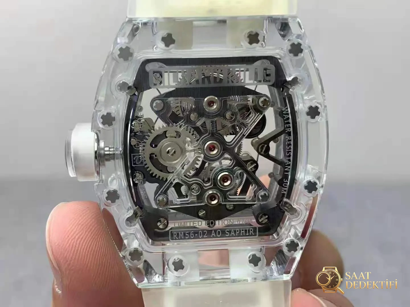 Richard Mille Transparent Arka