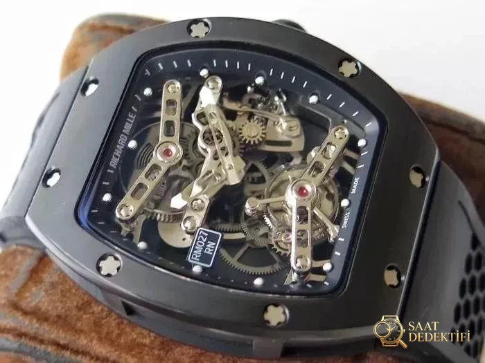 EUR Factory Richard Mille RM027/RM052 lüks tourbillon saatlerine yakından bakış - Klips Kilidi ve Lazer Damgalar