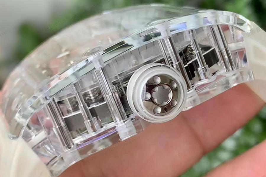 EUR Factory Richard Mille Tamamen Şeffaf Tourbillon RM056 Saat İncelemesi — 4. fotoğraf