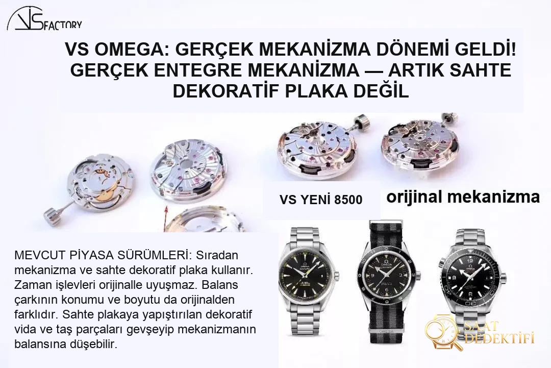 Evrim Tarihi vs Factory Omega 8500 Entegre Mekanizmayi Piyasaya Surdukt... - Ön Görünüm ve Kasa Tasarımı