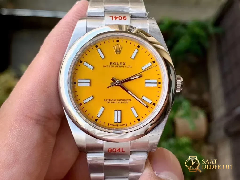 Replika Rolex Oyster Perpetual 41mm Sarı