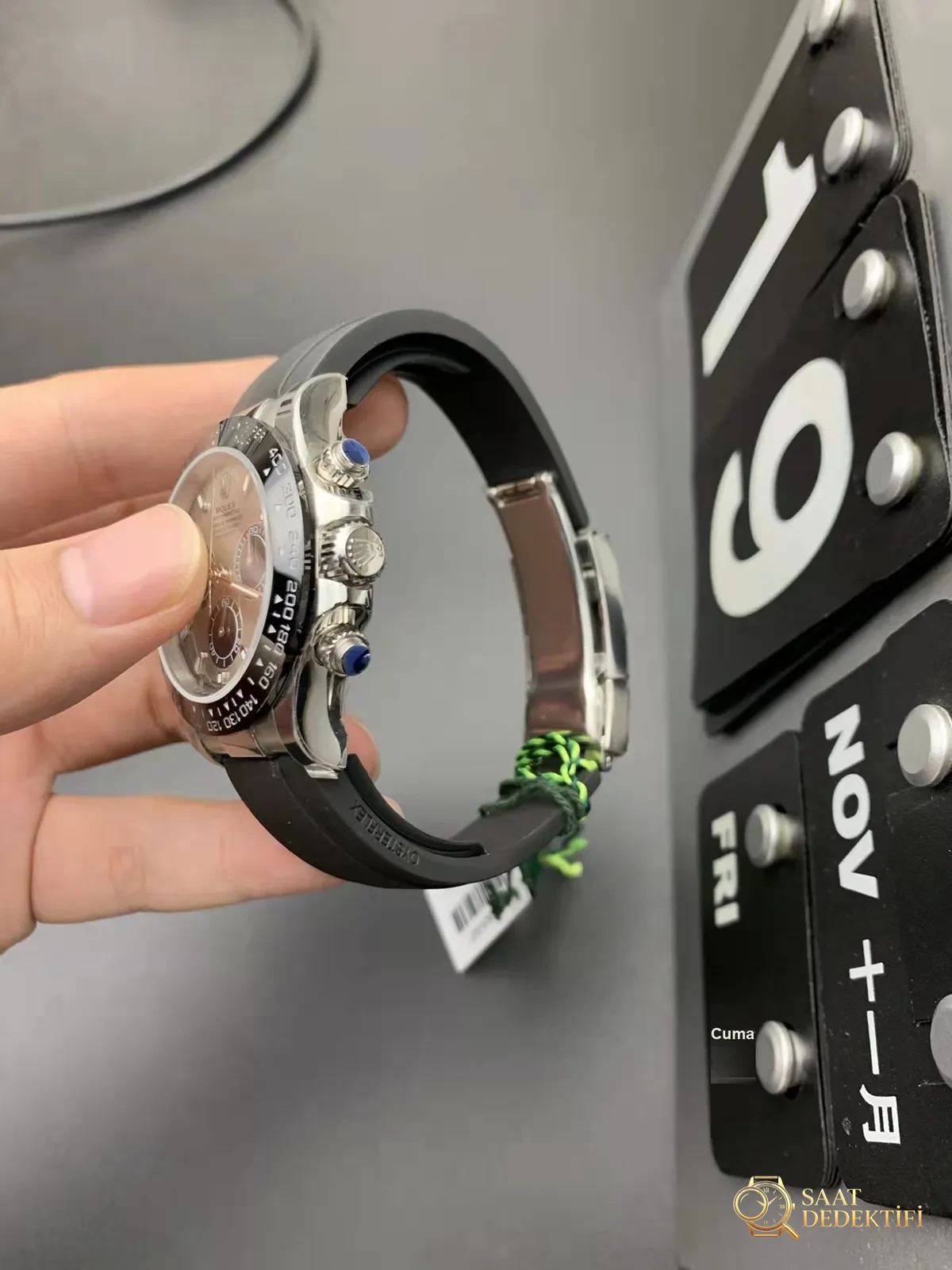Rolex Gri Daytona Kurma Kolu