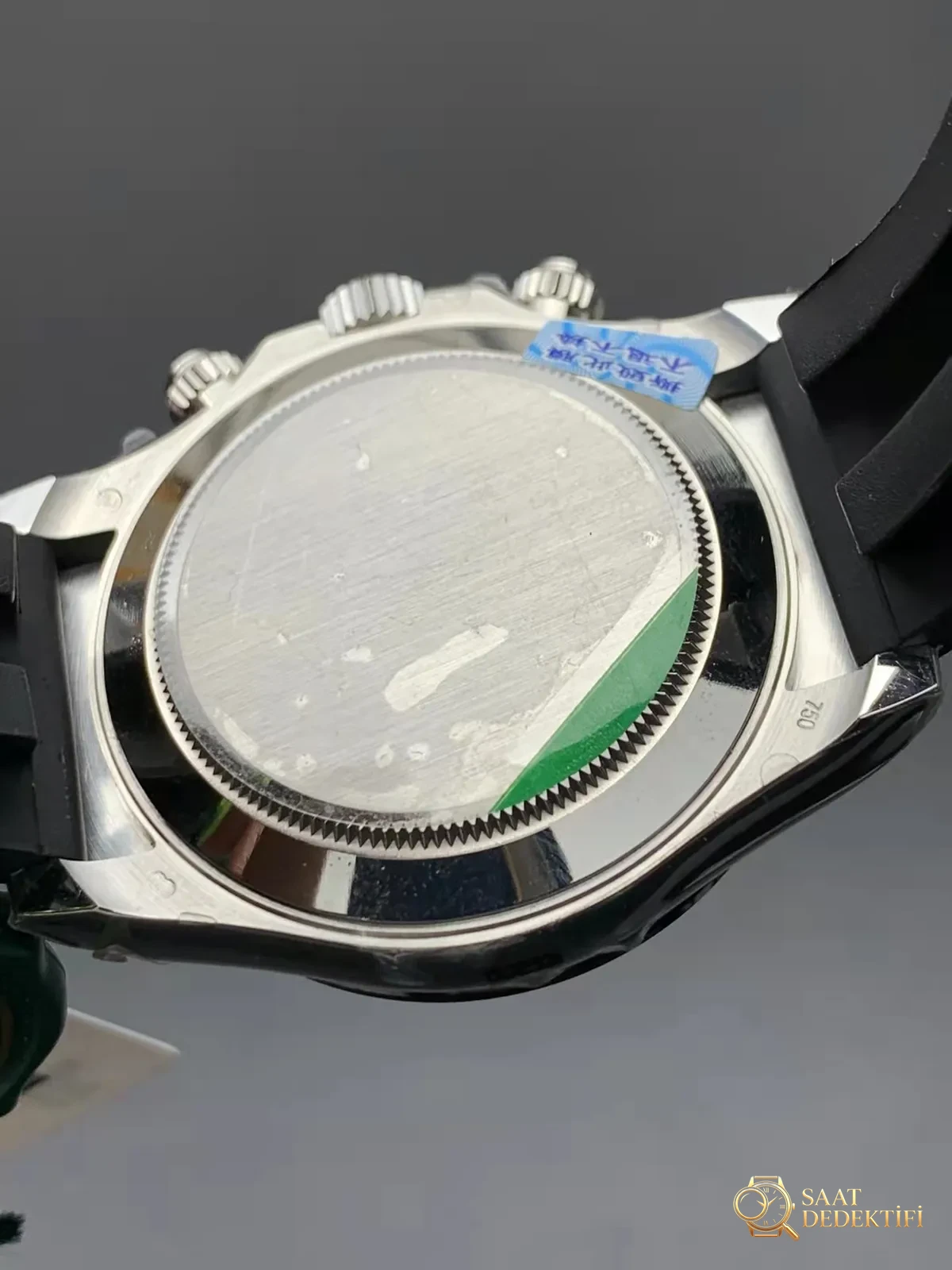 Rolex Gri Daytona Kasa Arkası