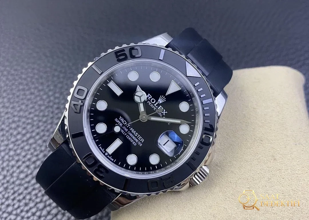 EW Factory Rolex Beyaz Yacht-Master replika saat 42 mm almaya değer mi? - Makro Kadran ve İndeks İşçiliği
