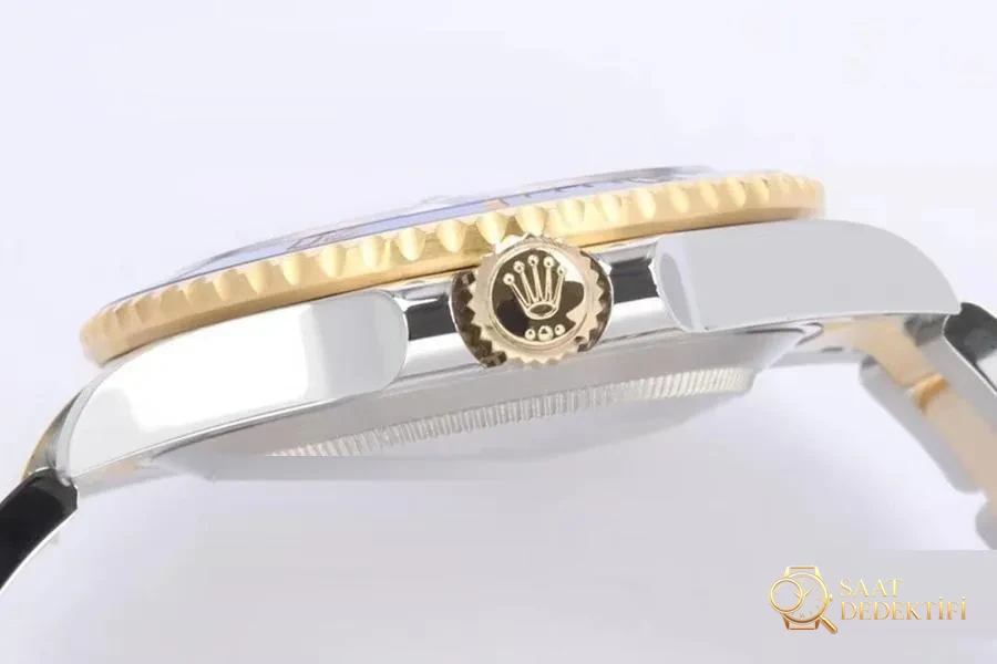 EW Factory Rolex Çelik-Altın Mavi Submariner İncelemesi - Arka Kapak ve Mekanizma Detayı