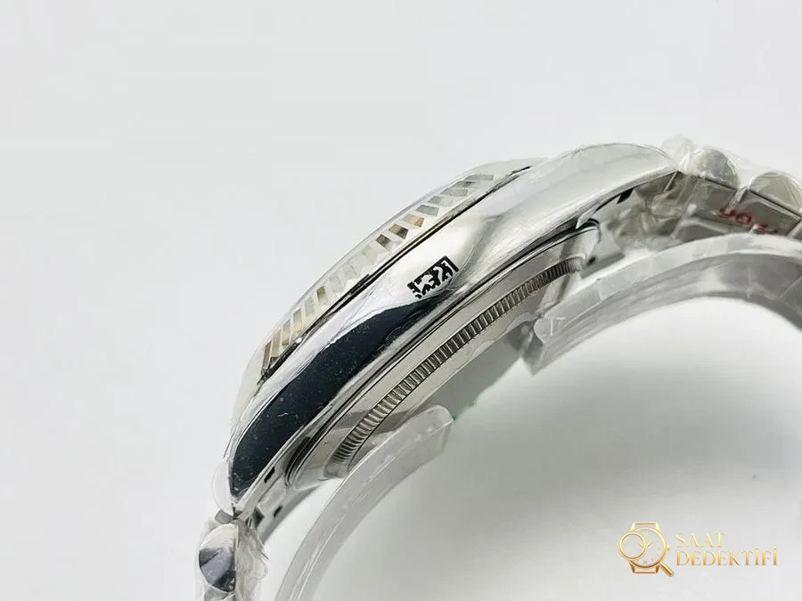 EW Factory Rolex Day-Date 40 mm serisi 3255 mekanizmalı (yeşil kadran) saat incelemesi - Bilezik, Toka ve Klips Mekanizması