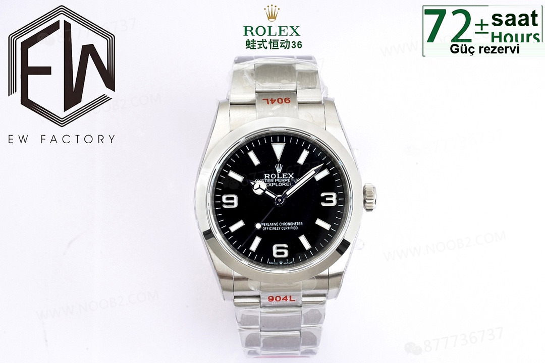 EW Factory Rolex Explorer 36 modelinin 3230 mekanizmasının kalitesi nasıl? — 2. fotoğraf