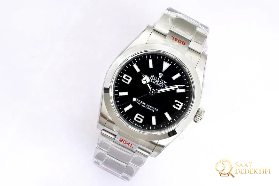 EW Factory Rolex Explorer 36 modelinin 3230 mekanizmasının kalitesi nasıl? - Kasa Profili ve Kurma Kolu İncelemesi