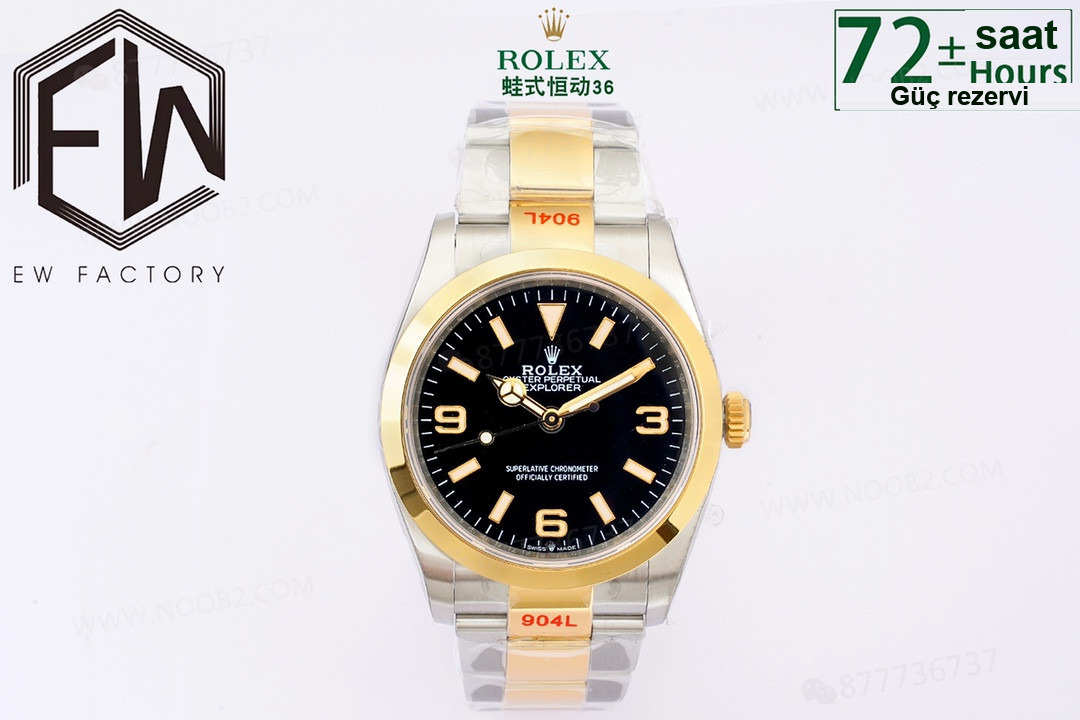 EW Factory Rolex Explorer 36 modelinin 3230 mekanizmasının kalitesi nasıl? — 11. fotoğraf