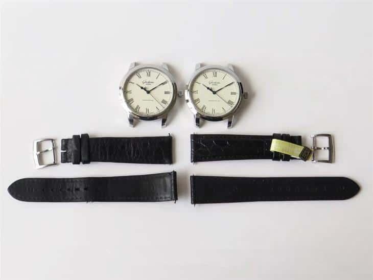 FK Factory Glashütte Original Senator Serisi 1-39-59-01-02-04 Gerçek-Replika Karşılaştırması — 1. fotoğraf