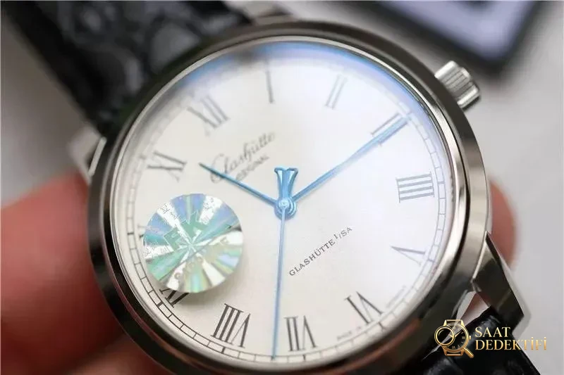 FK Factory Glashütte Original tarihsiz Senator serisi 39-59 replika saat en yeni versiyon: gerçek-replika karşılaştırması ve orijinal inceleme - Bilezik Bakla Ayrımı ve Pim Yapısı