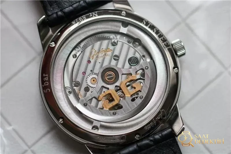 FK Factory Glashütte Original tarihsiz Senator serisi 39-59 replika saat en yeni versiyon: gerçek-replika karşılaştırması ve orijinal inceleme - Kadran İbreleri ve Saniye Akışı
