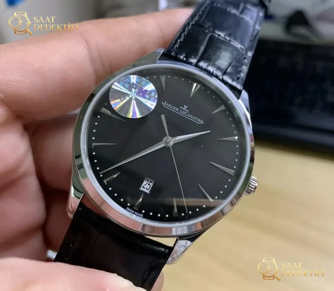 FK Factory JLC Jaeger-LeCoultre Master klasik saat 1288420 replikası nasıl olmuş? - Kadran Detayı ve Bezel İşçiliği
