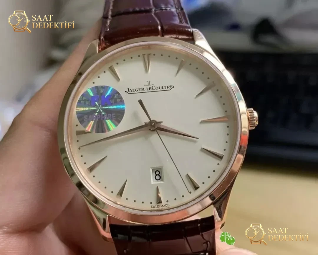 FK Factory JLC Jaeger-LeCoultre Master klasik saat 1288420 replikası nasıl olmuş? - Fosfor ve Super-LumiNova Gece Görünümü