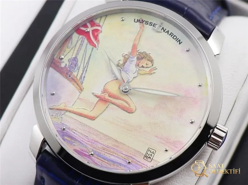 FK Factory Ulysse Nardin Classico Manara Erotik Temalı Saat İncelemesi - Kasa Profili ve Kurma Kolu İncelemesi