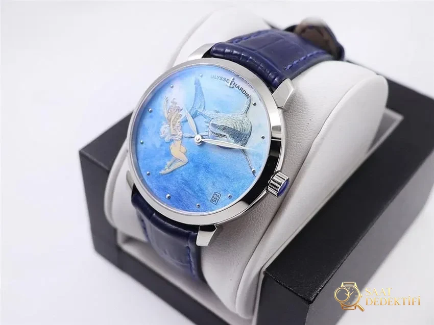 FK Factory Ulysse Nardin Classico Manara Erotik Temalı Saat İncelemesi - Makro Kadran ve İndeks İşçiliği