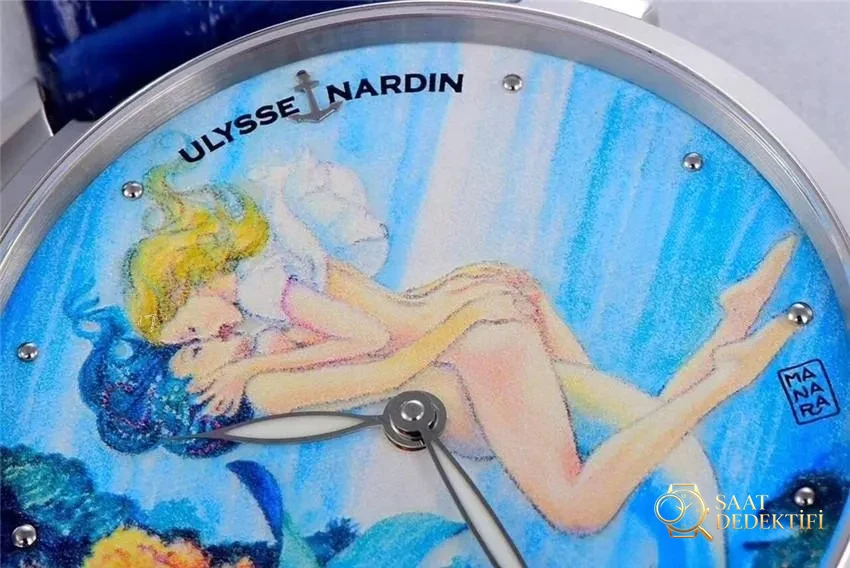 FK Factory Ulysse Nardin Classico Manara Erotik Temalı Saat İncelemesi - Fosfor ve Super-LumiNova Gece Görünümü