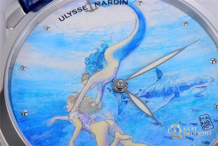 FK Factory Ulysse Nardin Classico Manara Erotik Temalı Saat İncelemesi - Mekanizma Zemberek ve Balans Detayı