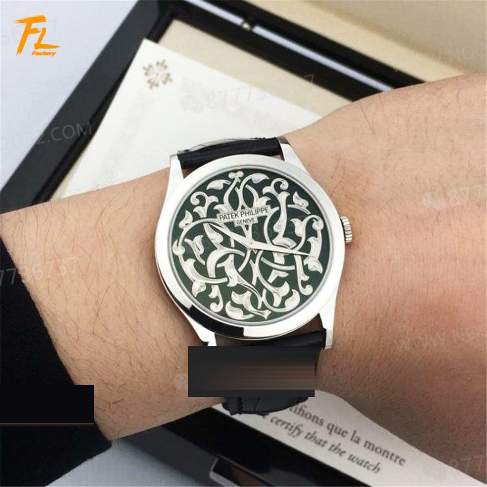 FL Patek Philippe 5088/100P Oyma Kol Saati — 5. fotoğraf