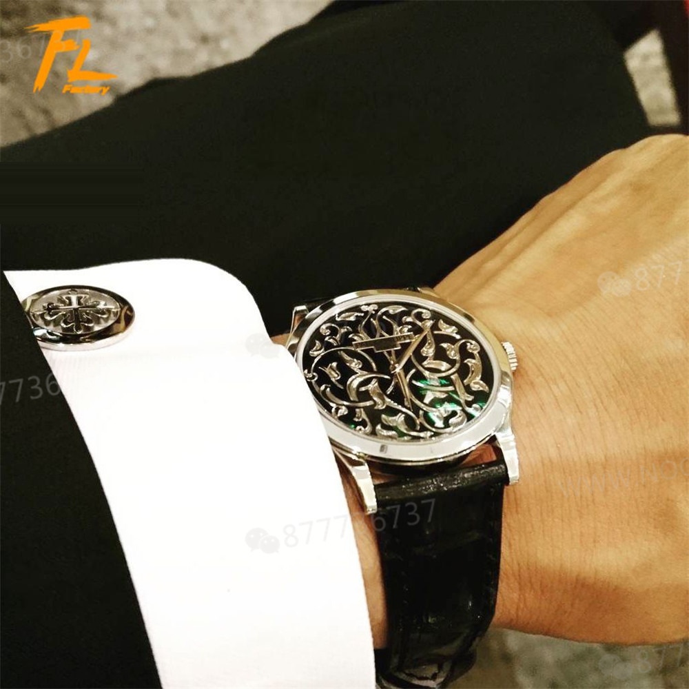 FL Patek Philippe 5088/100P Oyma Kol Saati — 6. fotoğraf