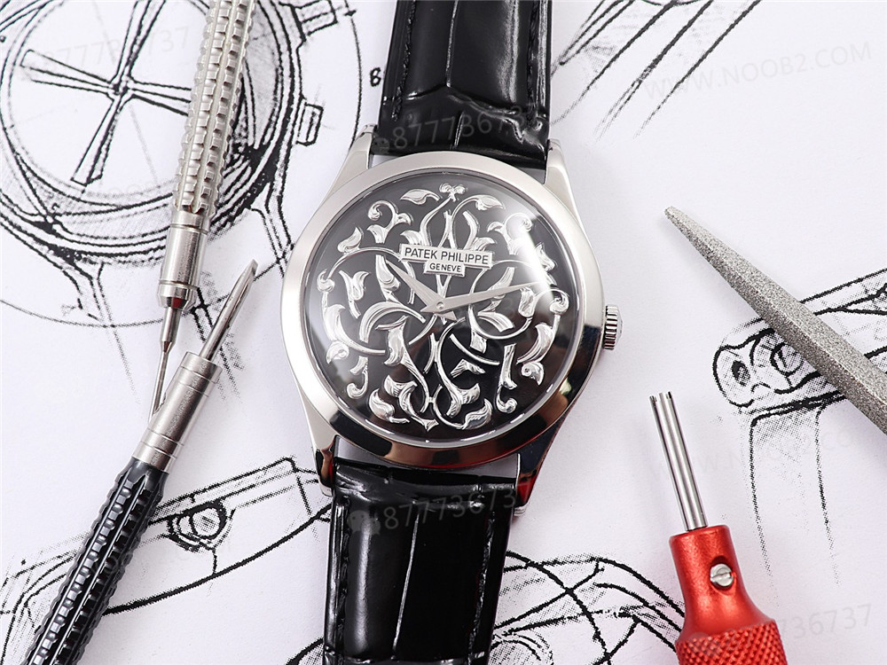 FL Patek Philippe 5088/100P Oyma Kol Saati — 12. fotoğraf
