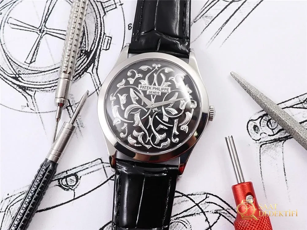 FL Patek Philippe 5088/100P Engraved Wristwatch - General Angle and Aesthetic Stance