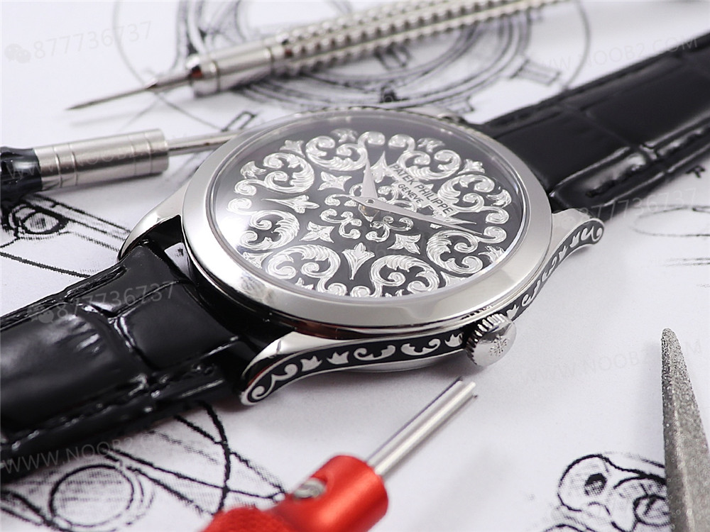 FL Patek Philippe 5088/100P Oyma Kol Saati — 24. fotoğraf