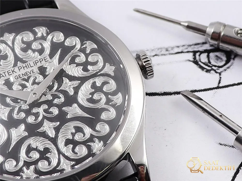 FL Patek Philippe 5088/100P Engraved Wristwatch - Macro Mechanism Bridges and Geneva Lines