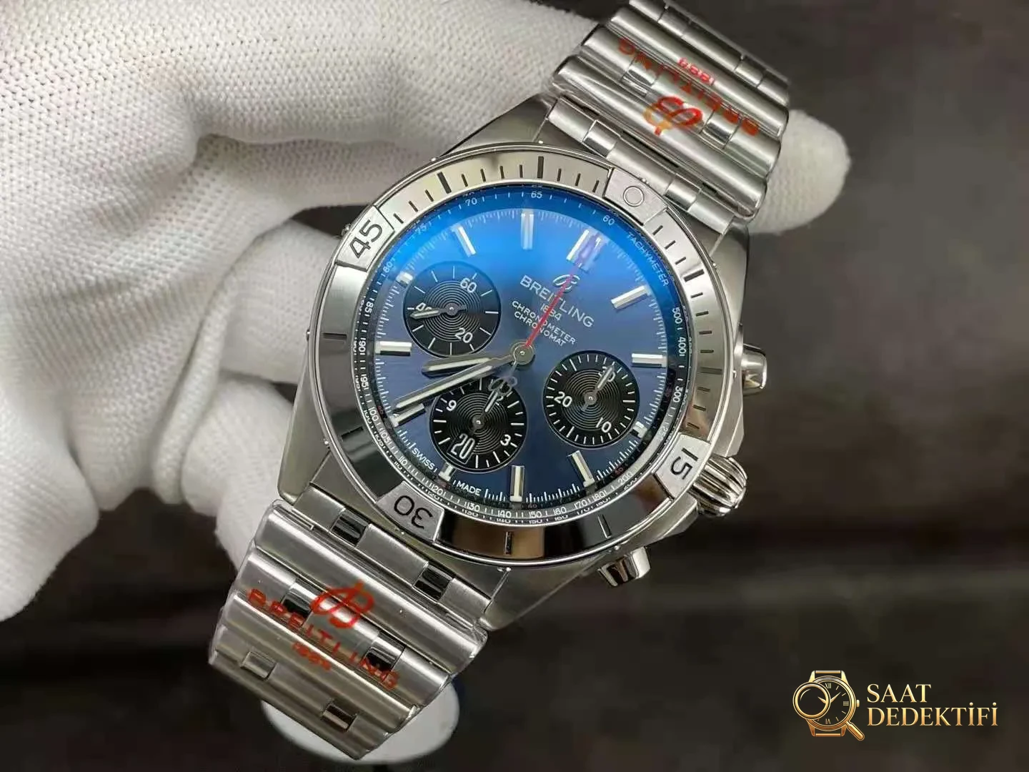 Replika Breitling Chronomat B01 Mavi