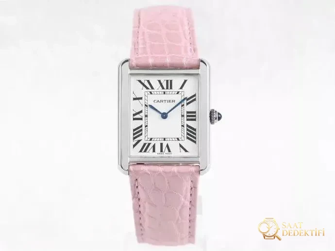 Gerçeğinden ayırt edilemeyen bir yapıt: AF Factory Cartier Tank Solo serisi kuvars kol saati orijinalle karşılaştırmalı inceleme - Kasa Profili ve Kurma Kolu İncelemesi
