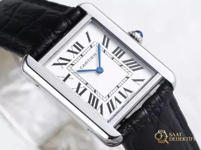 Gerçeğinden ayırt edilemeyen bir yapıt: AF Factory Cartier Tank Solo serisi kuvars kol saati orijinalle karşılaştırmalı inceleme - Fosfor ve Super-LumiNova Gece Görünümü