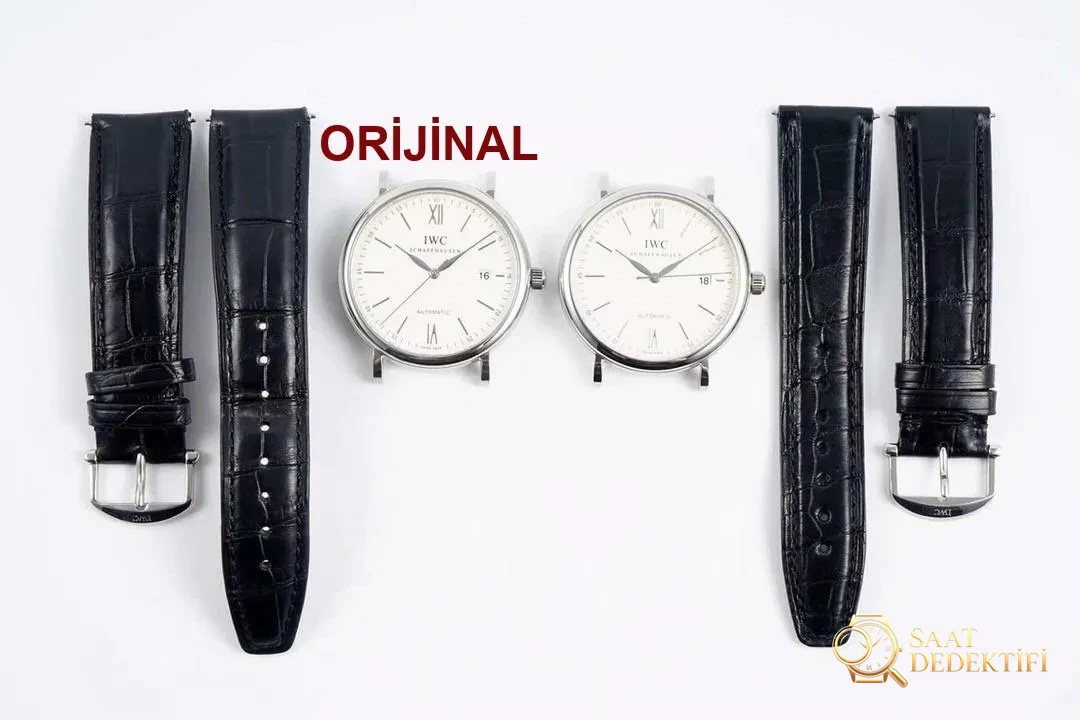 Gerçek İsviçre ETA2892 mekanizması: FK IWC Portofino 150. Yıl orijinalle karşılaştırmalı inceleme - Kasa Profili ve Kurma Kolu İncelemesi