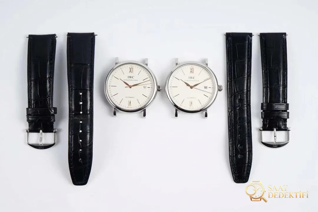 Gerçek İsviçre ETA2892 mekanizması: FK IWC Portofino 150. Yıl orijinalle karşılaştırmalı inceleme - Arka Kapak ve Mekanizma Detayı