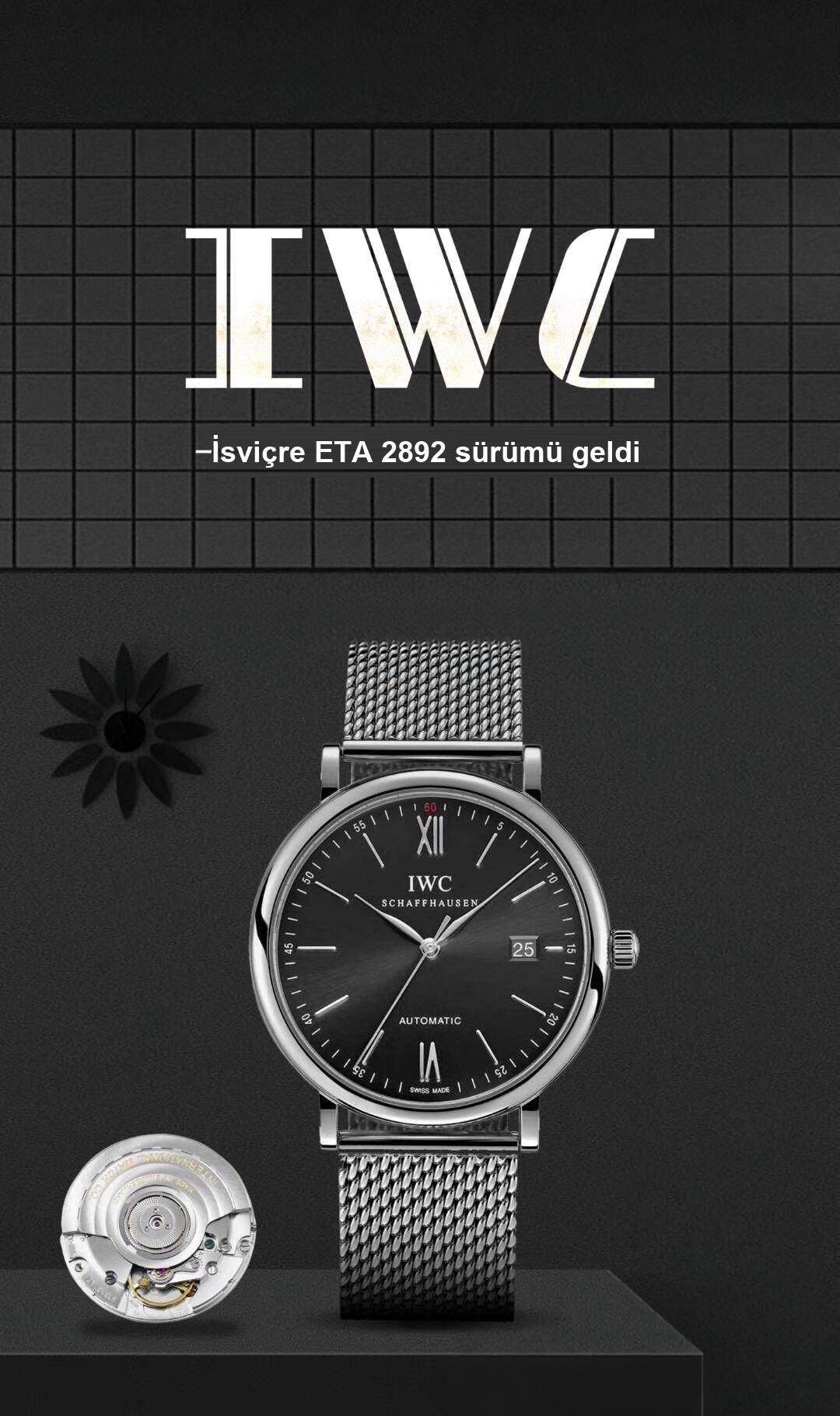 Gerçek İsviçre ETA2892 mekanizması: FK IWC Portofino 150. Yıl orijinalle karşılaştırmalı inceleme — 21. fotoğraf