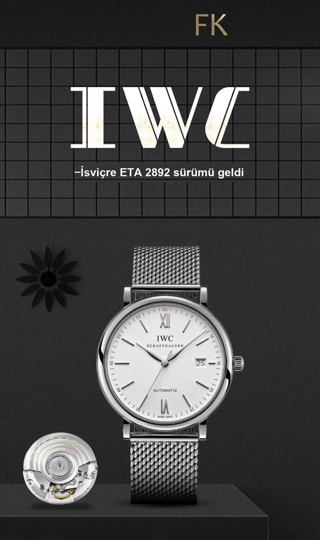 Gerçek İsviçre ETA2892 mekanizması: FK IWC Portofino 150. Yıl orijinalle karşılaştırmalı inceleme — 22. fotoğraf