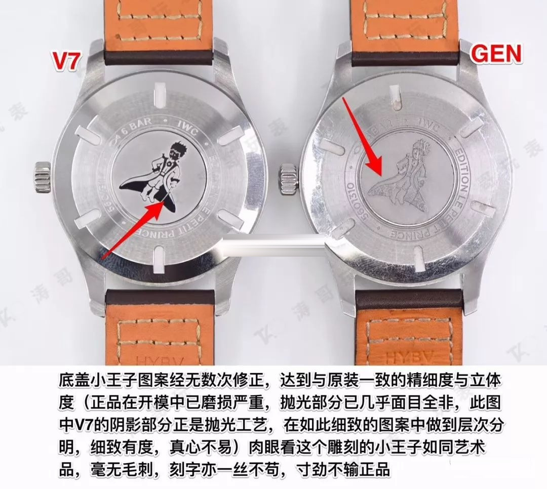 Gerçek İsviçre mekanizmalı V7 Factory IWC Mark XVIII ETA2892 mekanizmasının orijinalle karşılaştırmalı incelemesi — 8. fotoğraf