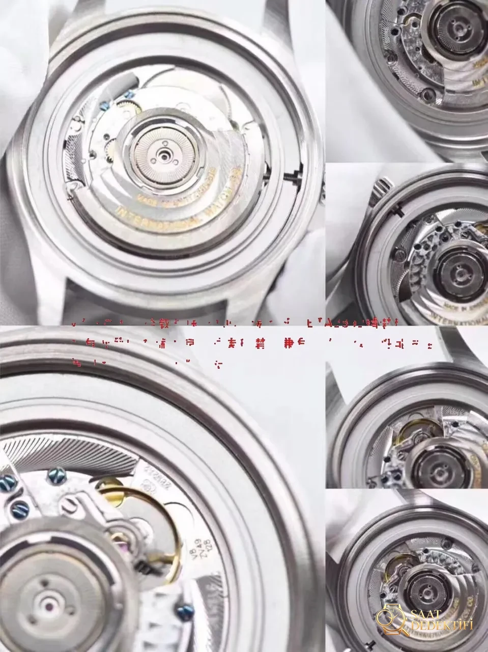 Gerçek İsviçre mekanizmalı V7 Factory IWC Mark XVIII ETA2892 mekanizmasının orijinalle karşılaştırmalı incelemesi - Mekanizma Zemberek ve Balans Detayı