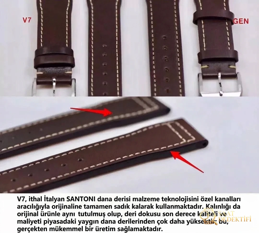 Gerçek İsviçre mekanizmalı V7 Factory IWC Mark XVIII ETA2892 mekanizmasının orijinalle karşılaştırmalı incelemesi - Kasa Çeliği ve Polisaj Kalitesi