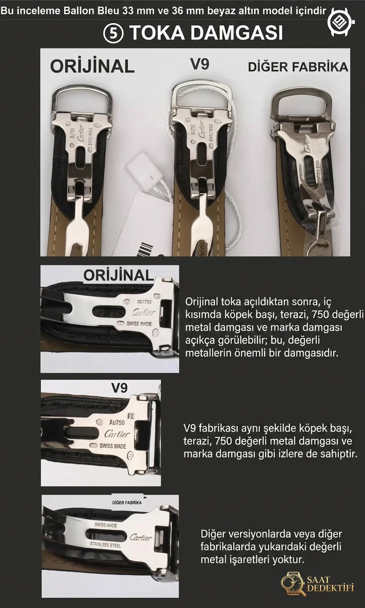 Ultimate Guide to Distinguishing Real from Replica V9 Factory Cartier Ballon Bleu Undated White Gold Model, I Teach You to Distinguish Real from Replica with Comparative Images - Mechanism Mainspring and Balance Detail