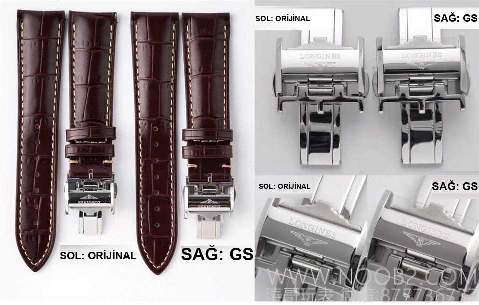 Gerçek-replika incelemesi: 2019 yeni GS Factory Longines Master Collection ay evreli, orijinaliyle karşılaştırma — almaya değer mi? — 9. fotoğraf