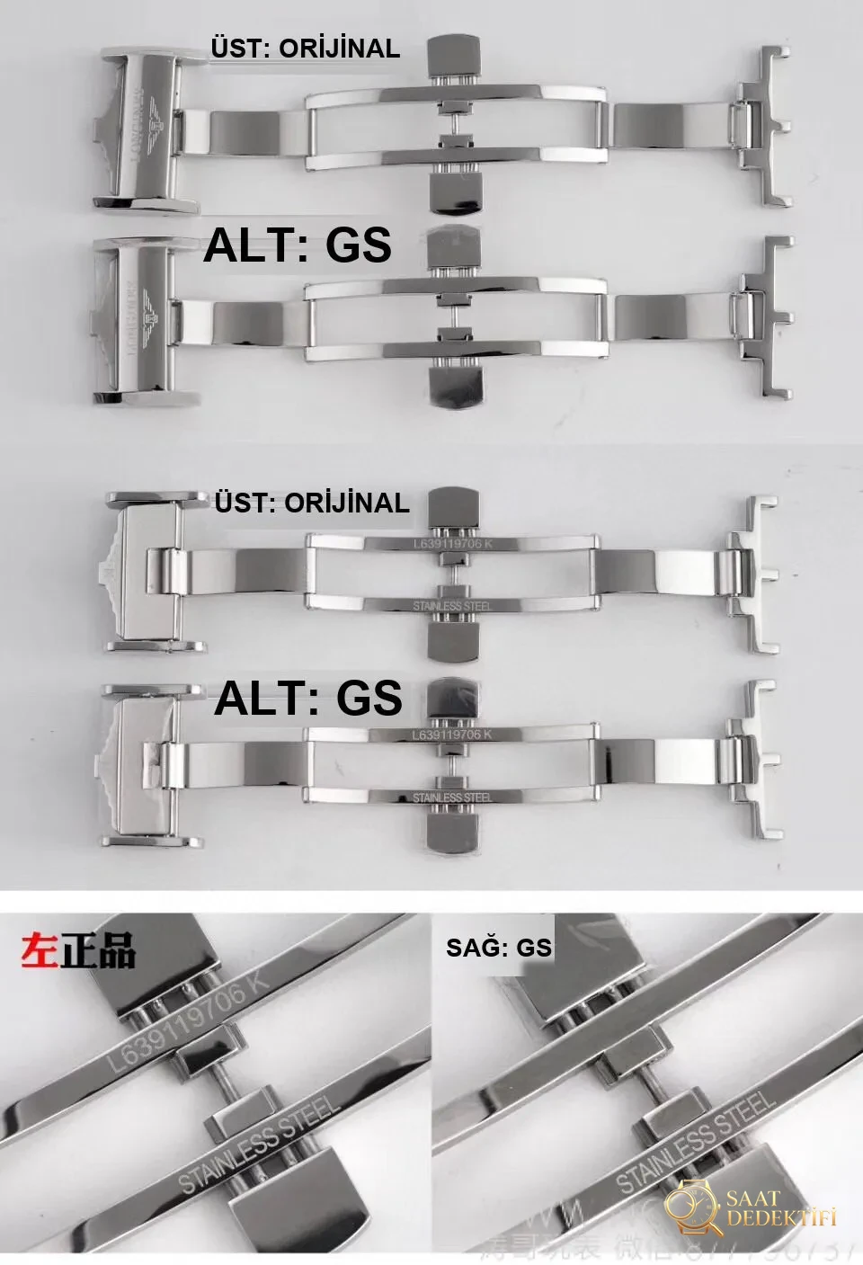Gerçek-replika incelemesi: 2019 yeni GS Factory Longines Master Collection ay evreli, orijinaliyle karşılaştırma — almaya değer mi? - Mekanizma Zemberek ve Balans Detayı