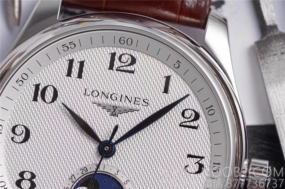 Gerçek-replika incelemesi: 2019 yeni GS Factory Longines Master Collection ay evreli, orijinaliyle karşılaştırma — almaya değer mi? — 13. fotoğraf
