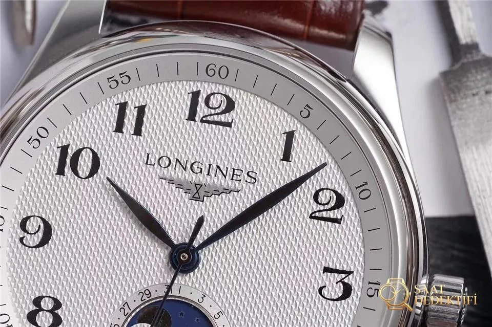 Gerçek-replika incelemesi: 2019 yeni GS Factory Longines Master Collection ay evreli, orijinaliyle karşılaştırma — almaya değer mi? - Kasa Çeliği ve Polisaj Kalitesi