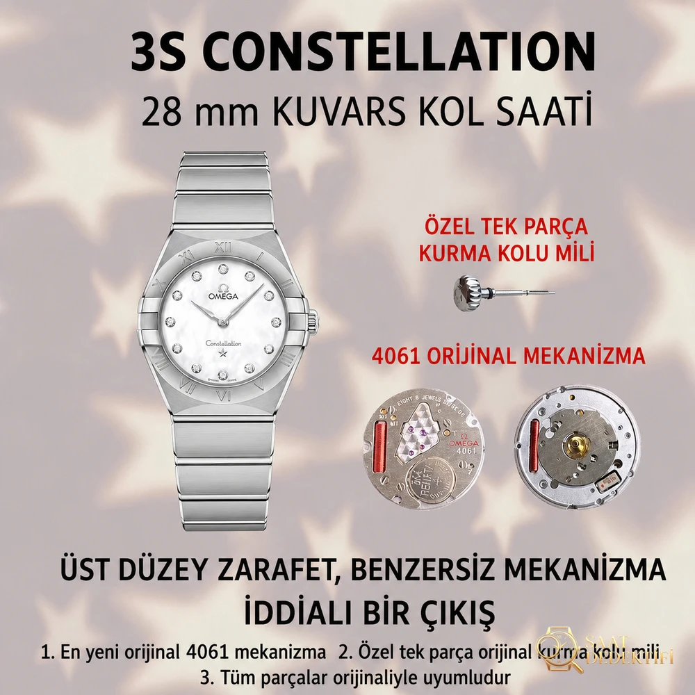 Omega Constellation İncelemesi - Ön Görünüm ve Kasa Tasarımı