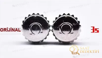 Gerçek-replika karşılaştırması: 3S Factory Omega Constellation 28 mm kadın kuvars kol saati - Mekanizma Zemberek ve Balans Detayı