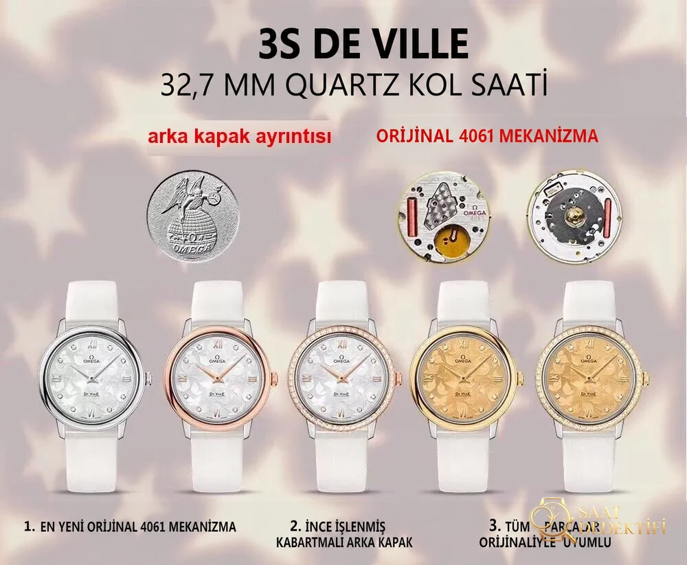 Omega Replika Saat İncelemesi - Ön Görünüm ve Kasa Tasarımı