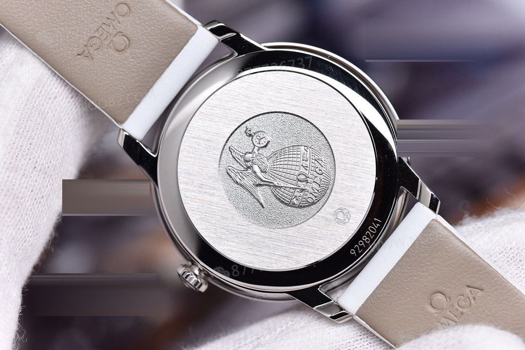 Gerçek-Replika Karşılaştırması: 3S Factory Omega De Ville Prestige Butterfly Kadın Kol Saati — 9. fotoğraf
