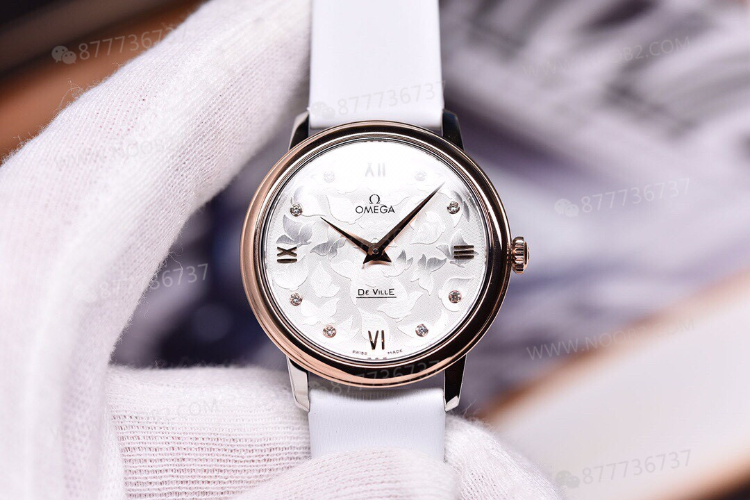 Gerçek-Replika Karşılaştırması: 3S Factory Omega De Ville Prestige Butterfly Kadın Kol Saati — 12. fotoğraf