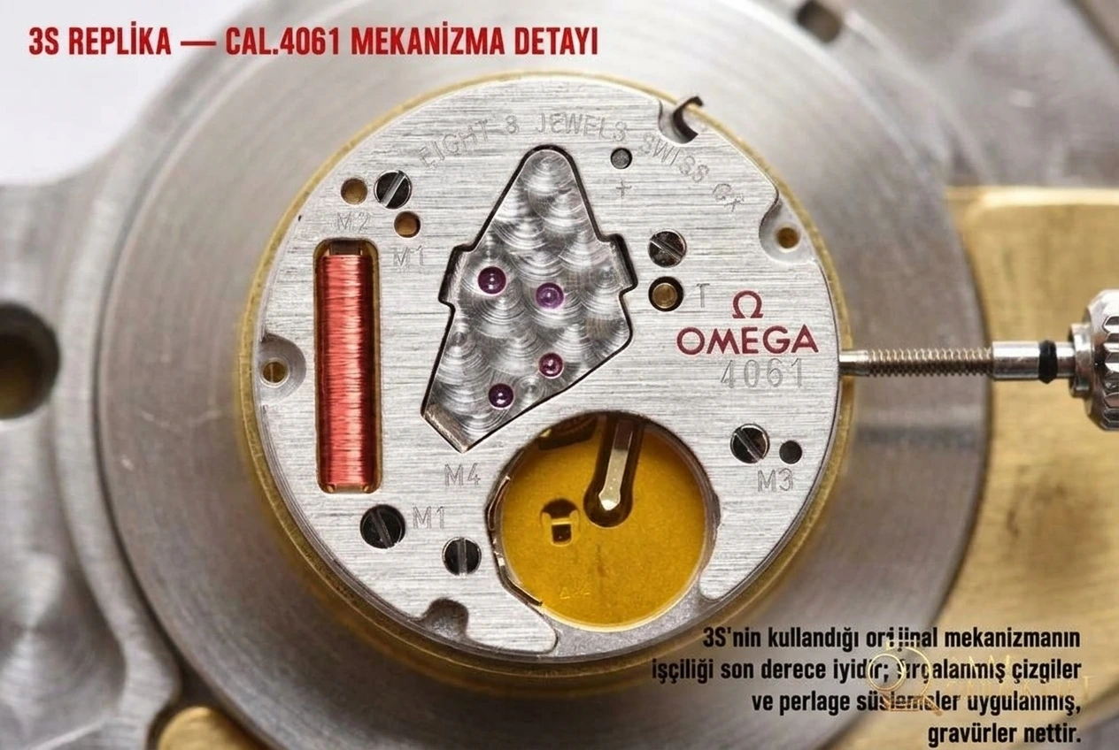 Gerçek-Replika Karşılaştırması: 3S Factory Omega De Ville Prestige Butterfly Kadın Kol Saati - Koleksiyon ve Vitrin Görünümü