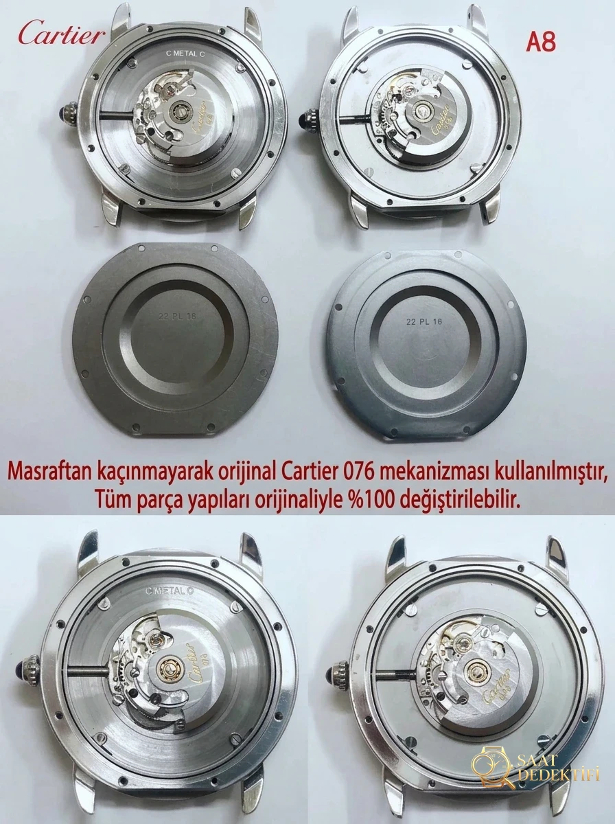 Gerçek-Replika Karşılaştırması: A8 Factory Cartier Ronde Solo 36 MM Uniseks Replika ile Orijinal Karşılaştırmalı İnceleme - Klips Kilidi ve Lazer Damgalar
